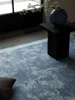 Chinese Retro Living Room Large Area Carpet Ethnic Style Bedroom Carpet Blue Floral Home Rug Soft Non-slip Machine Washable Rugs 3