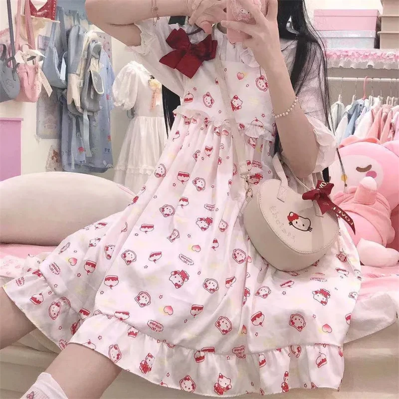Pajama Set Women Summer Hot Sleepwear Shorts Cute Pijamas Girls Homewear Short Pants Cartoon Home Clothes Cute Pyjama Cartoon