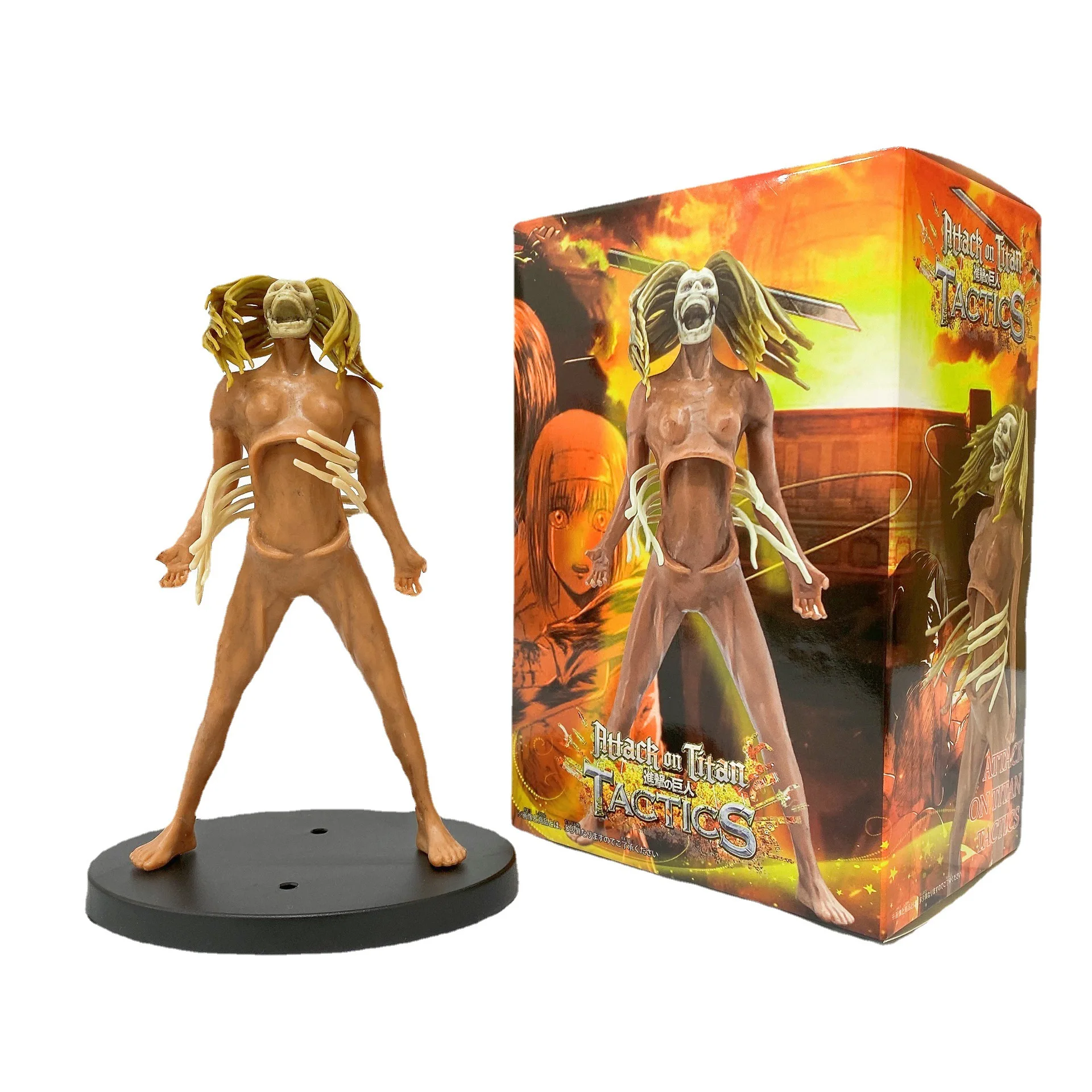 【即購入ok!!】進撃の巨人 フィギュア タイタン [並行輸入品] PVCのコレクターフィギュア,戦闘装置,イヤーージャー,ウォーハンマー