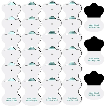 10/30/50Pcs EMS Electrode Pads Reusable Acupuncture Therapeutic Pulse Patch Self-Adhesive Tens Irritate Massage Electrodes Pad 1