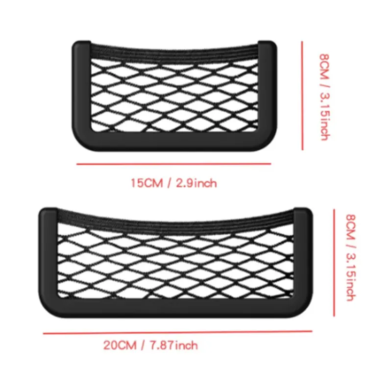 Car Accessories Car Storage Net Automotive Pocket Organizer Bag for Phone Holder Box Facial Tissue For All Car Accessories