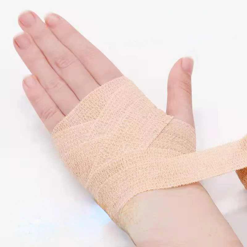 1Roll Self Adhesive First Aid Skin Tape Elastic Patch for Sports First Aid Wound Plasters Tape wound plaster patches,medical wound paster,medical bandaids