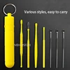 6/7PCS Ear Cleaner ABS Ear Care Spoon Tool Soft Spiral For Ears Earwax Picker Cleaning Ear Wax Removal Tool Earpick Remover 2