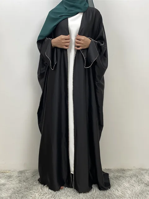 108997-d8c34e.jpg Abaya-Robe de luxe pour femmes musulmanes, kimono avec diamants, kaftan turc, caftan marocain, ramadan, kebaya ouvert, dubaï