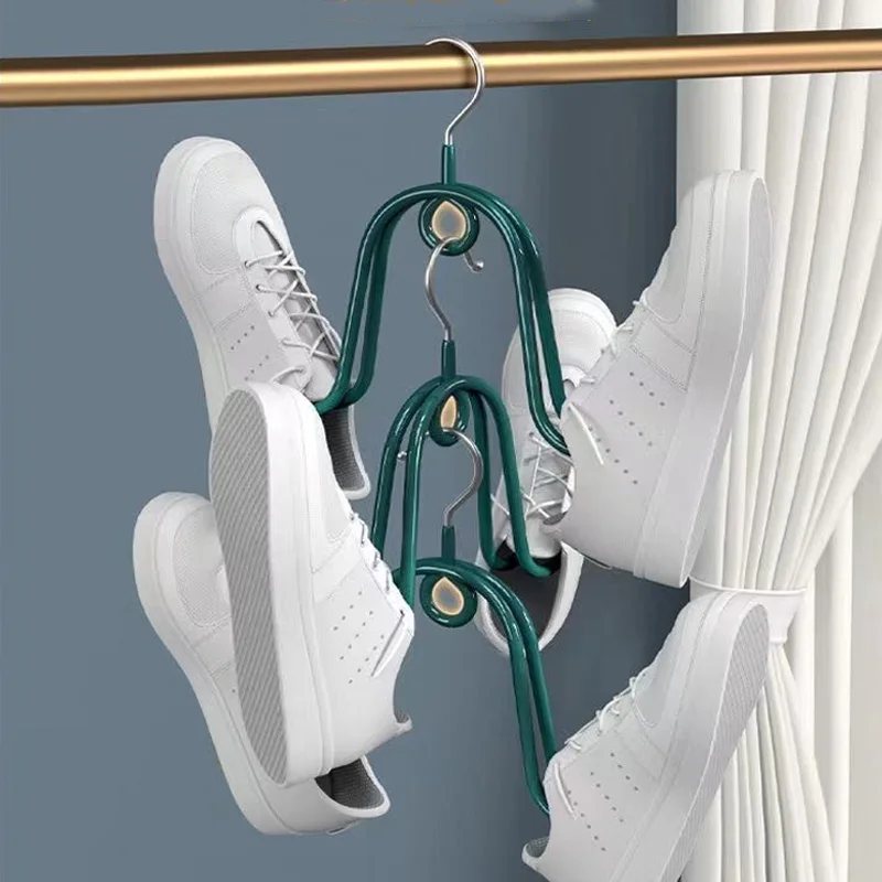 Windproof Shoe Drying Rack Balcony Shoe Rack Shoe Drying Rack Clothes Hanger Shoe Drying Rack 1PC Clothes Storage Hook 2