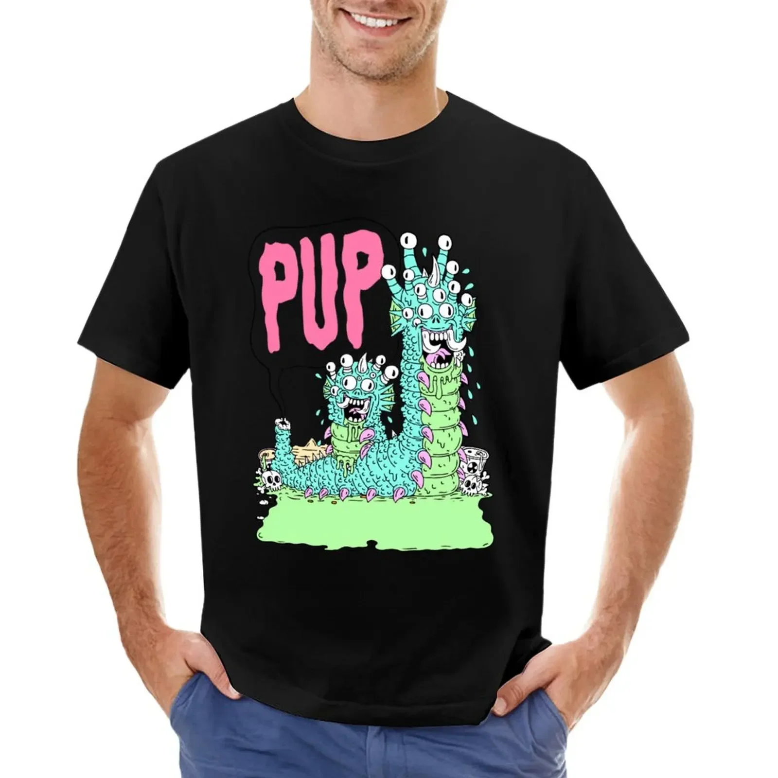 

PUP ROCK BAND T-shirt anime sublime mens t shirts casual stylish