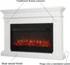 59" Landscape Electric Fireplace with Mantel for Living Room or Bedroom, Replaceable Fireplace Insert Heater, Realistic Log 3