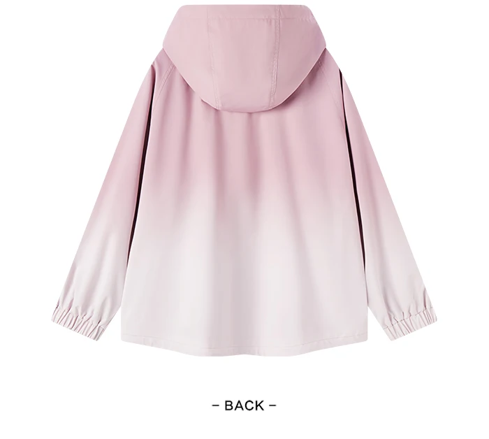 Jacket Women Mid-Length Loose Embroidered Casual And Versatile Spring New Three-Proof Hooded Jacket