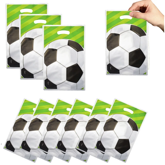 Commercio all'ingrosso calcio calcio tema cartone animato sacchetti regalo  forniture per feste di compleanno per bambini Baby Shower favore evento  decorazione festa di compleanno - AliExpress