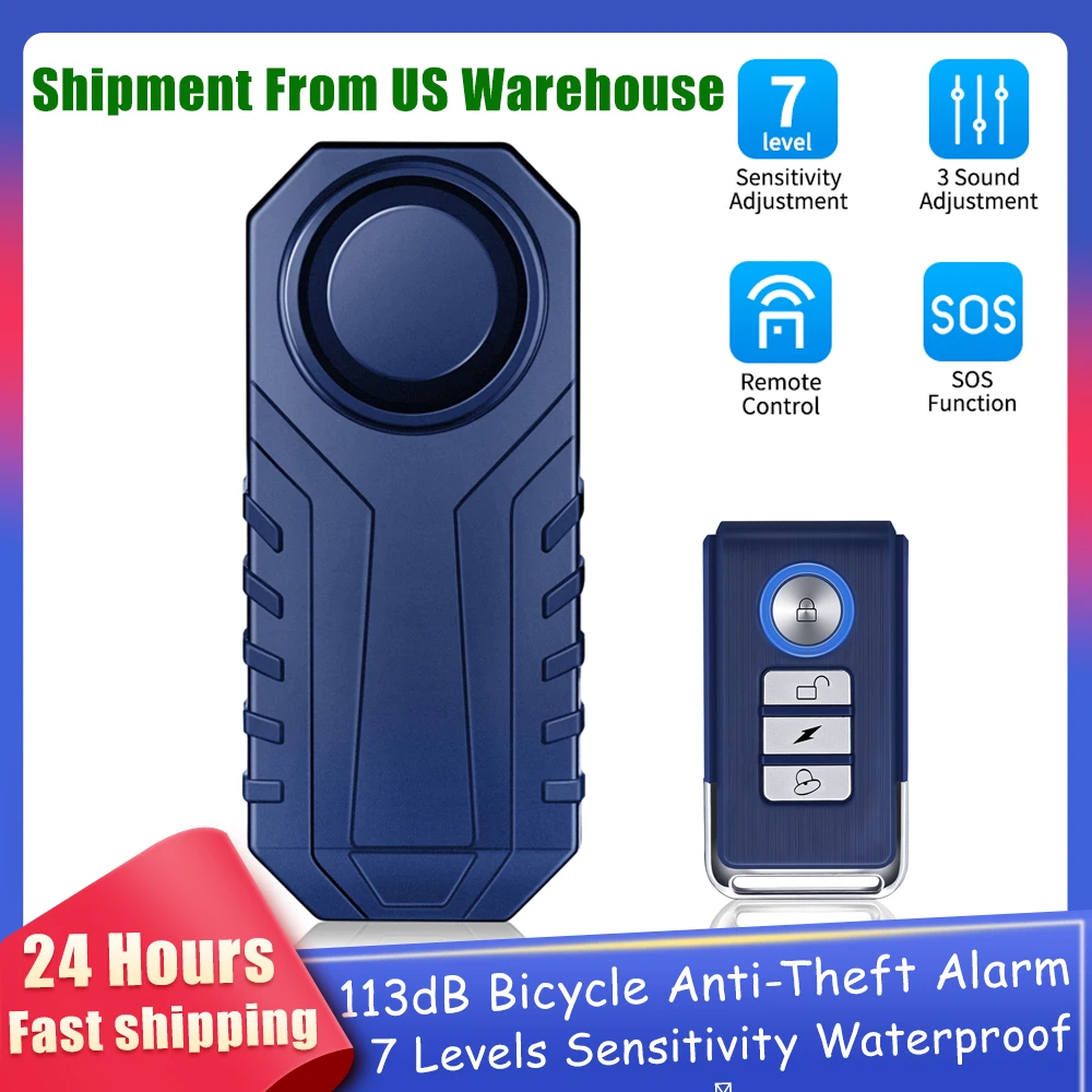 Wireless Electric Bike Anti Theft Alarm System