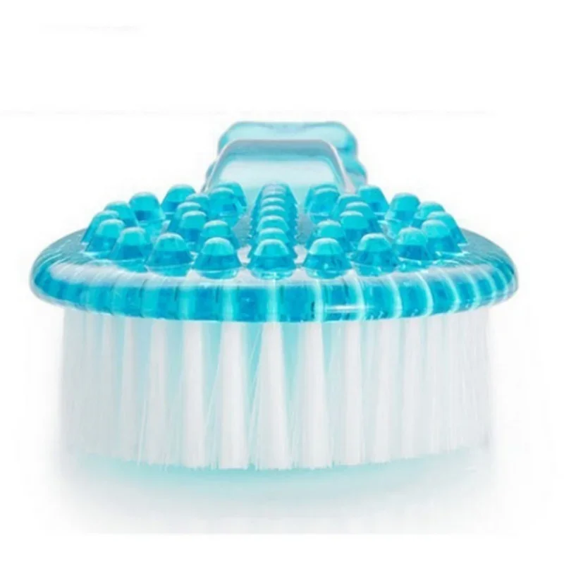 Massager Back Spa Long Natural Body Brush Bath  Plastic Bristle Shower 2