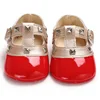 New Fashion Newborn Red Baby Shoes Non-slip Cloth Bottom Shoes For Girls Elegant And Noble Leisure Baby First Walking Shoes 2