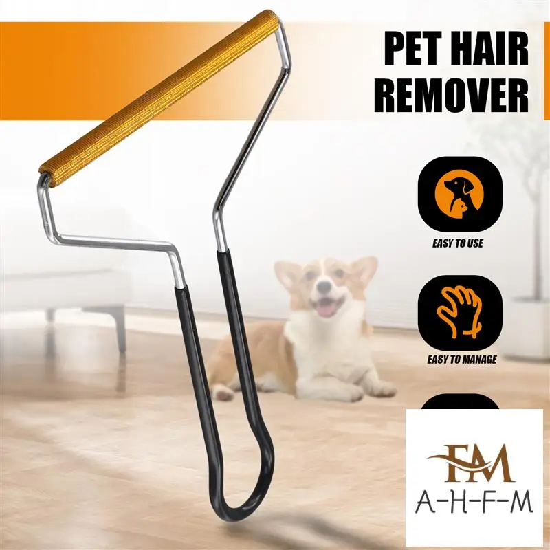 Pet Furniture Hair Remover Clothes Hair Remover Removal Ball Scraping Stainless Steel Manual Scraping Device