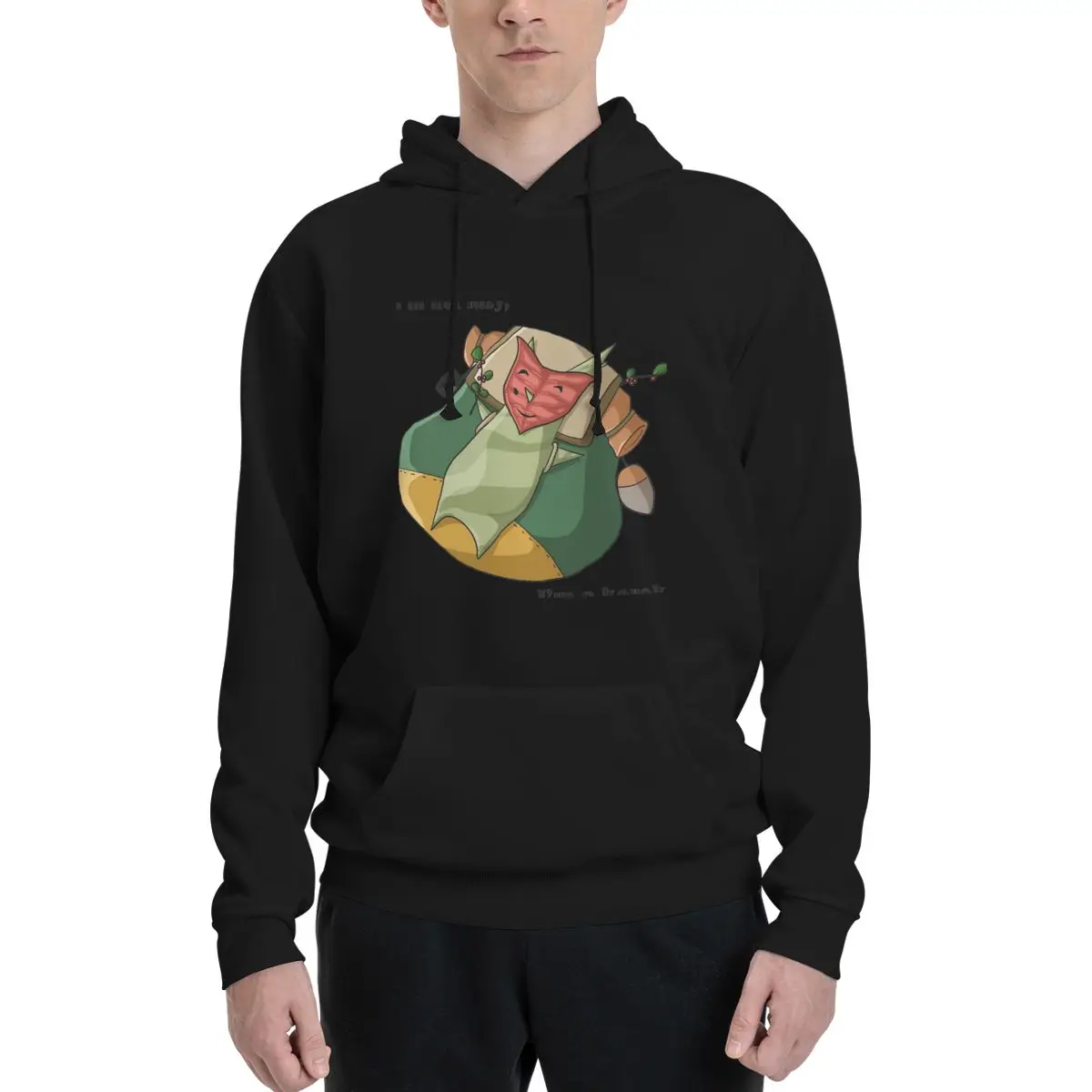 

I'm Not Lazy, I'm A Korok Polyester Hoodie Men's Women's Sweater Size XXS-3XL
