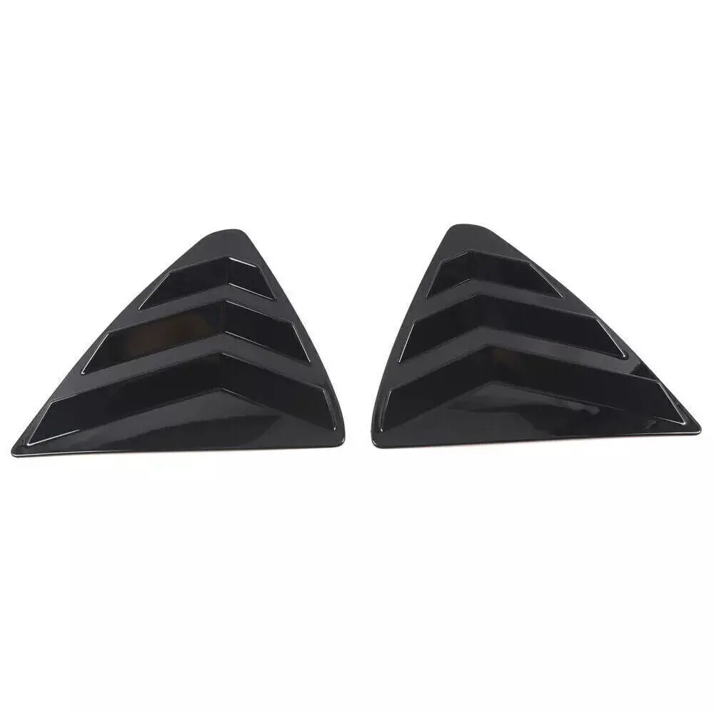Car Rear Louver Window Side Shutter Cover Trim Sticker Vent Scoop ABS Carbon Fiber Accessories For Mazda CX-5 CX5 Auto