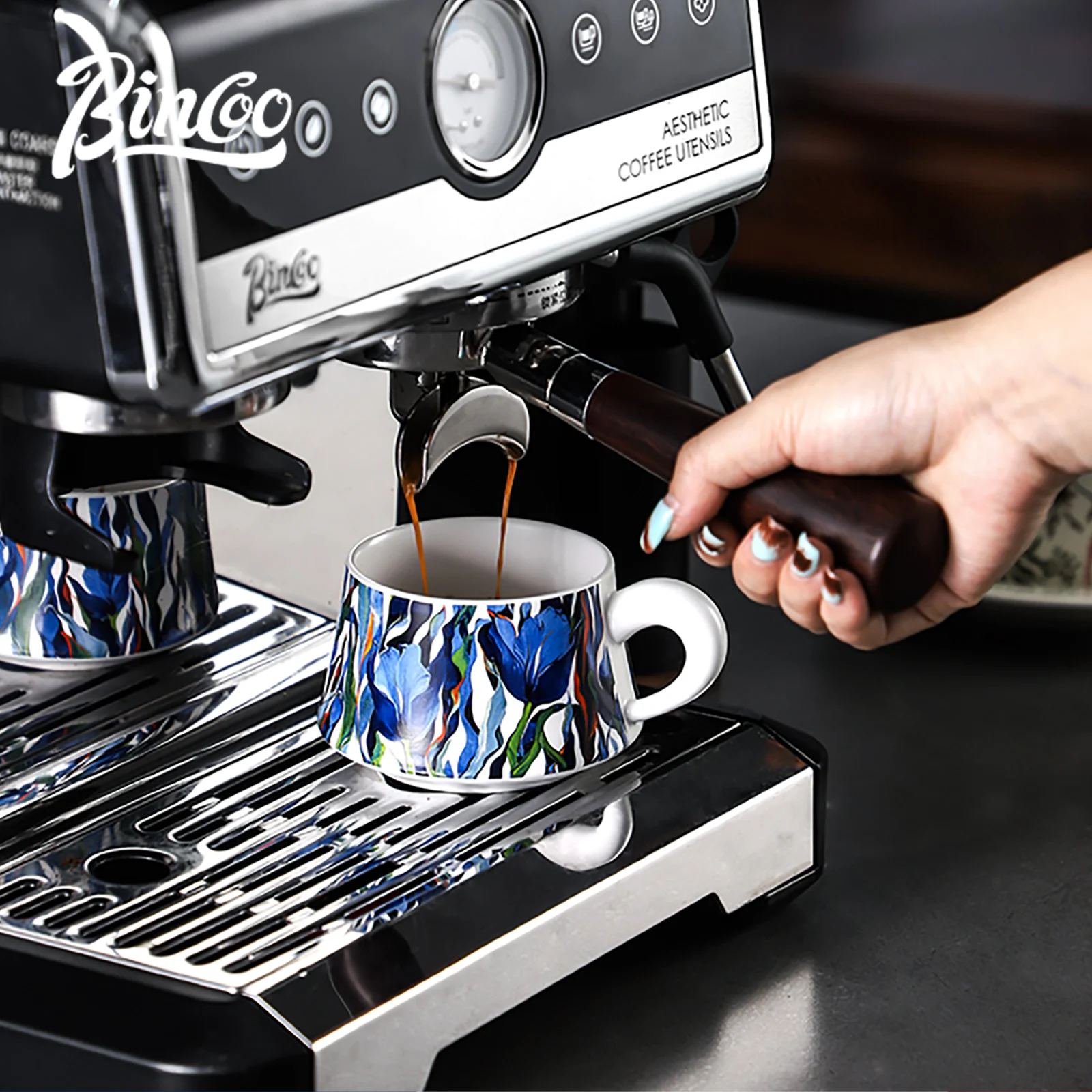 طقم قهوة سيراميك فاخر 260 مل