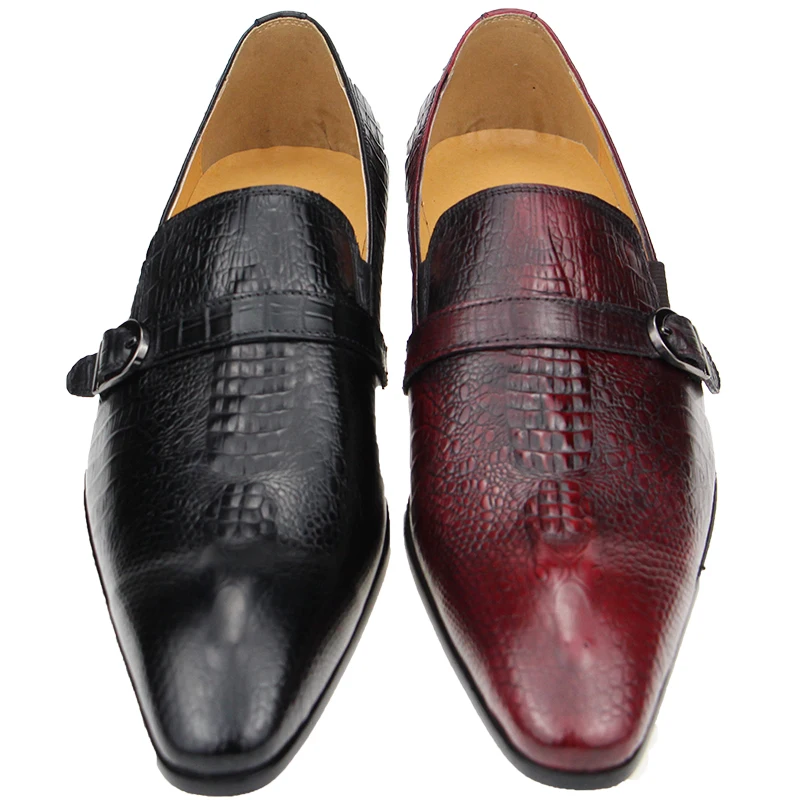 Men Loafer Fashion Handmade Cow Leather Shoe Social Formal Wedding Shoes