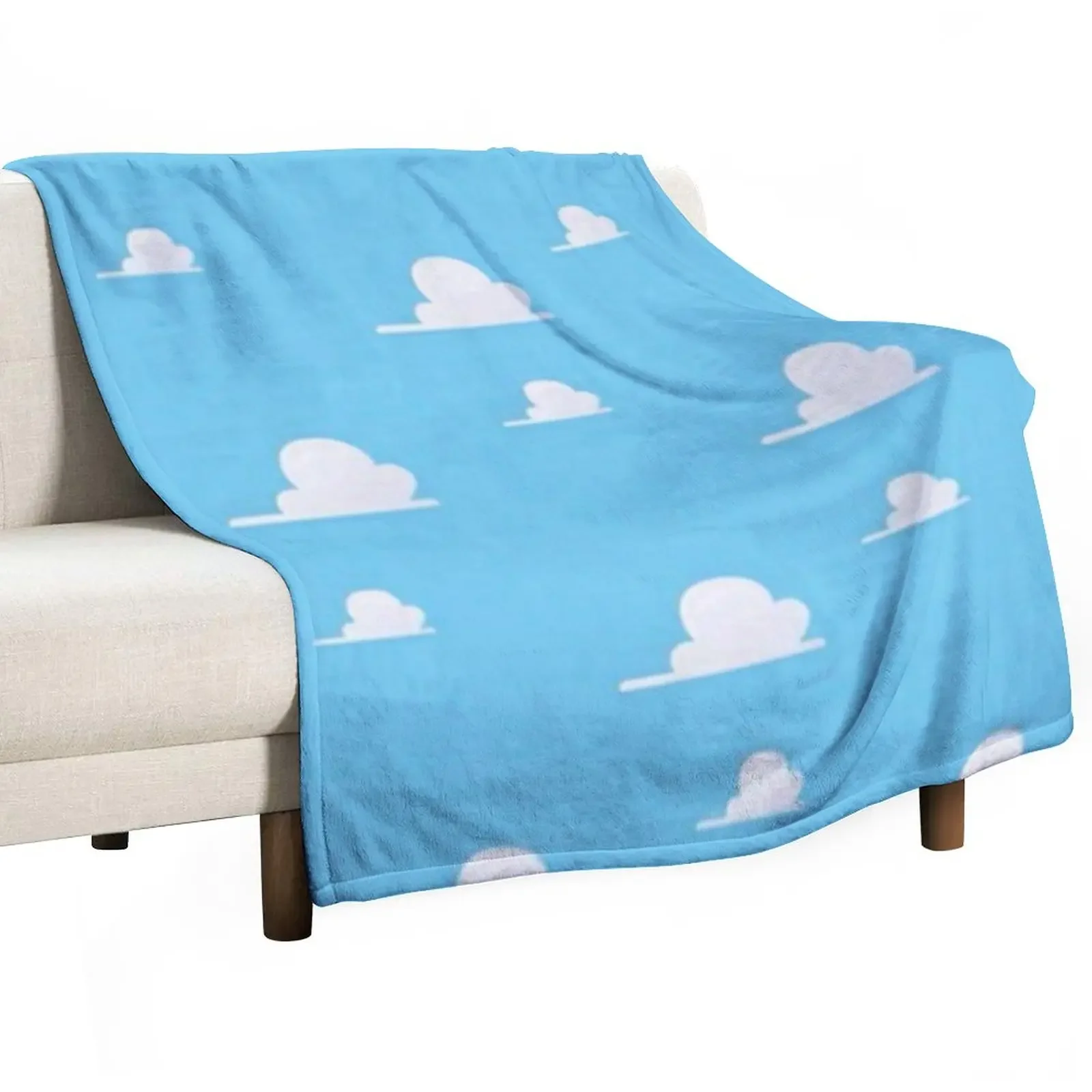 

Clouds Andy's Room Throw Blanket Designers Large Decorative Beds Blankets
