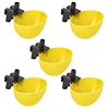 5/10/20Pcs Automatic Poultry Bird Chicken Water Drinker Bowl Poultry Chicken Drinking Bowl 9.5mm Diameter Poultry Waterer 6