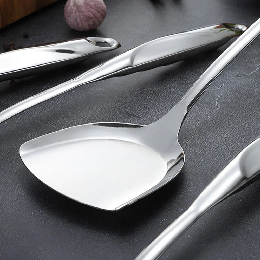 Description Picture 4 of itemStainless Steel Non-stick Turner Spaghetti Spatula Shovel Kitchen Utensils Pasta Server Kitchenware Cookware