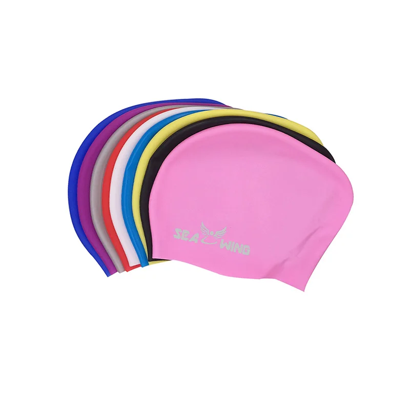 Adult Comfort Silicone Swimming Hat Waterproof and Anti slip Hair Protection for Women's Long Hair Special Swimming Hat 3