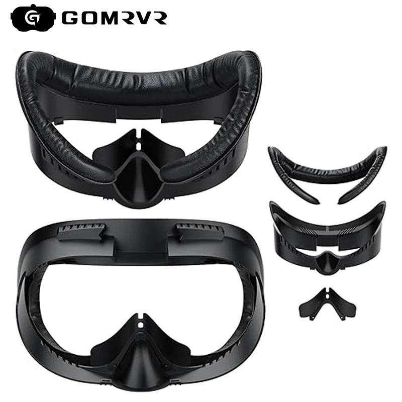 

GOMRVR Compatible with Meta Quest 3 Foam Cushion Replacement, Anti-Leakage Light Nose Pad Face Cover Oculus Quest 3 Accessories