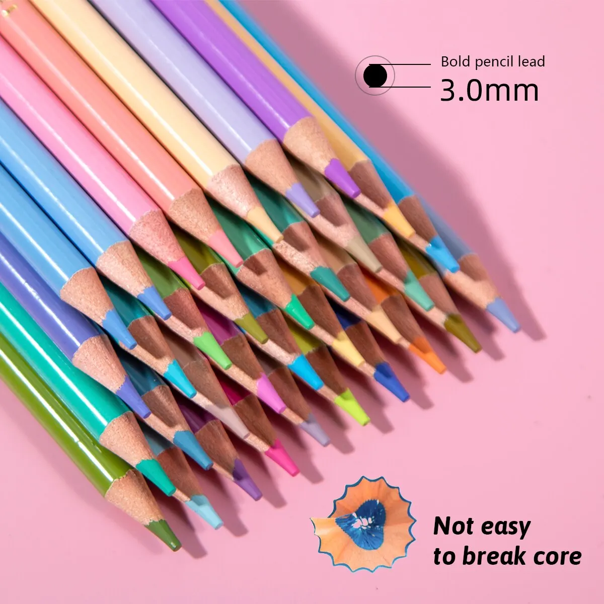 Macaron Pastel Colored Pencils - 50 Pcs