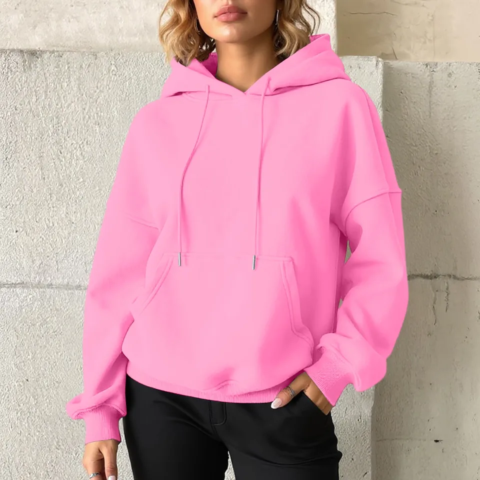 Casual Women's Long Sleeve Hooded Hoodie