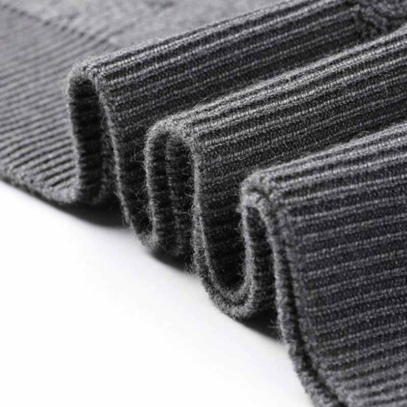 Men Wool Knit Tops Basic Sleeveless Jumpers Sweater Pullover O Neck for Autumn Winter England Style Male Young Fashion 00049