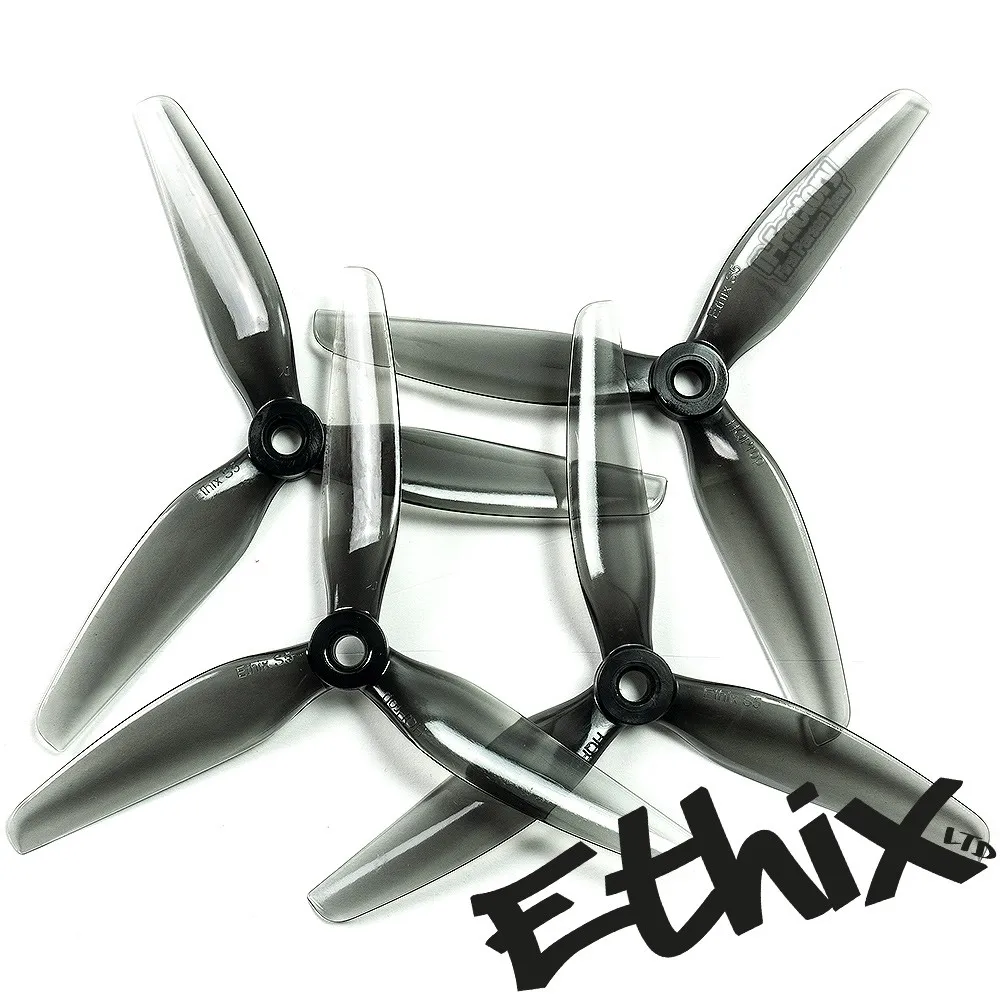 Hélices HQPROP Ethix S5 5040 5X4X3 5 фунтов на 3 палочки CW CCW для курса дрона FPV Quadcopter