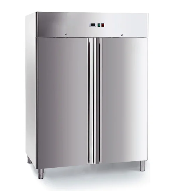 1200L CNJT refrigerator freezer double solid door commercial European upright cabinet for restaurant hotel