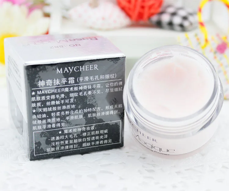 Description Picture 5 of item15ml Smoothing Cream Foundation Cream Fade Wrinkles Moisturizing Hydrating Invisible Pores Facial Primer Makeup Cosmetics Tool