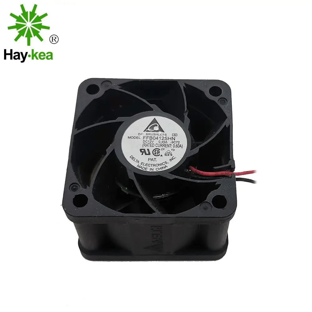 DELTA FFB0412SHN 9C72 4028, ũ   帧 ǳ, 40X40X28MM, 2 ̾, 4 cm, 12V, 0.45A