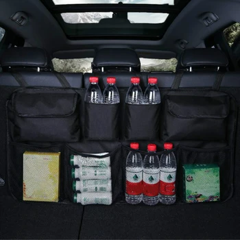 Organizer per la conservazione automatica borsa per bagagliaio dell'auto borsa per la conservazione del sedile posteriore universale di grande capacità borsa per bagagliaio portaoggetti tascabile per Auto
