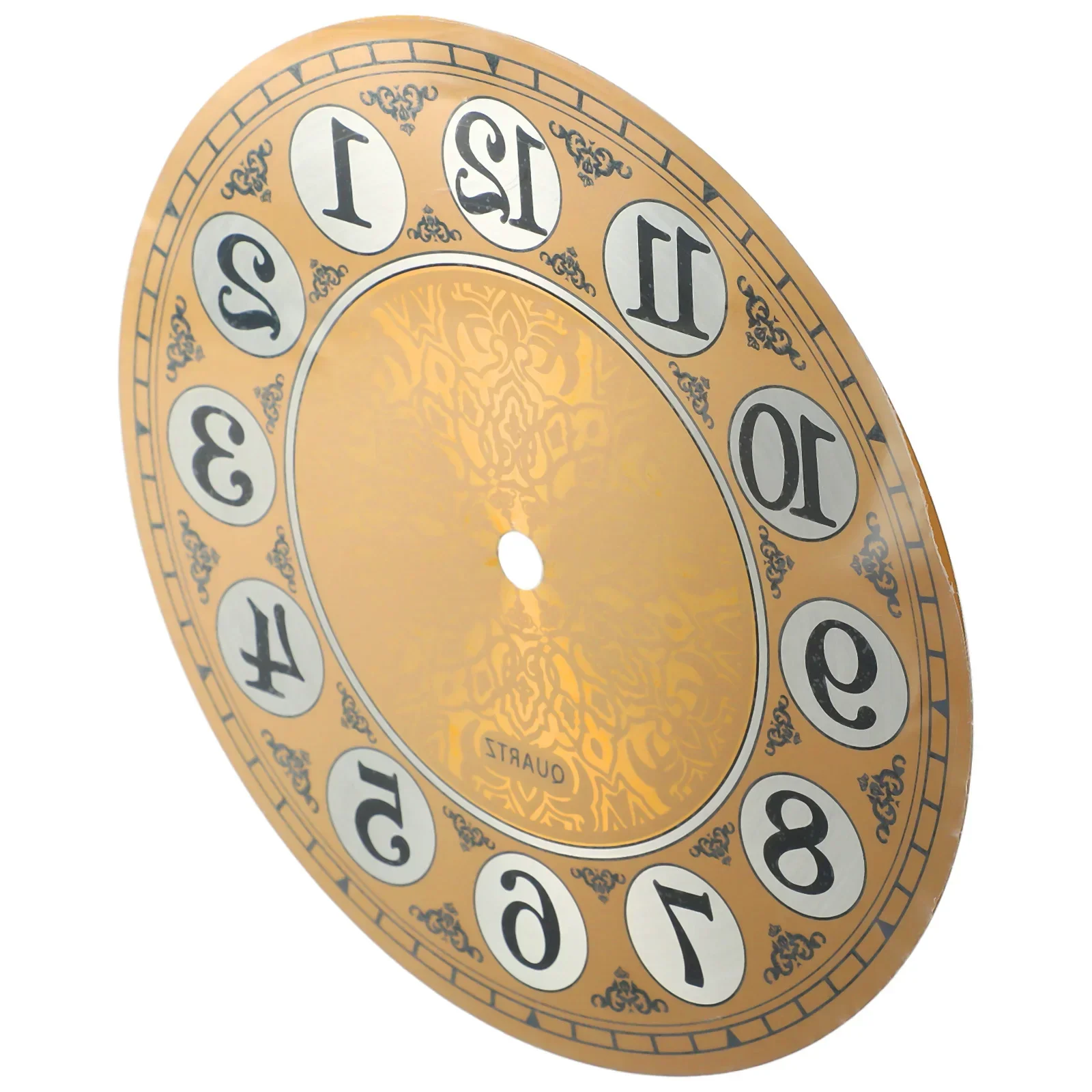 180mm Aluminium Clock Dials Faces DIY Quartz Wall Clock Dial Face Number Making Bedroom Living Room Wall Decor