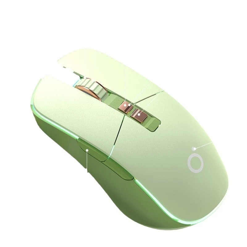 Eweadn G308 Tri-Mode Bluetooth Wireless Mute Mouse Plug Play Multi System Compatible Lightweight Stable Sensitive Game Office