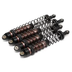 Premium Metal Front and Rear Shock Absorbers (Brown)