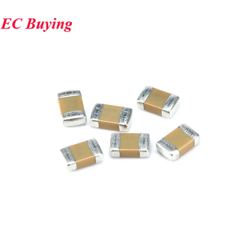 100pcs 0805 SMD Chip Multilayer Ceramic Capacitor 0.5pF-47uF 10pF 22pF 100pF 1nF 10nF 100nF 0.1uF 1uF 2.2uF 4.7uF 10uF 22uF ceramic capacitor smd capacitor multilayer capacitor