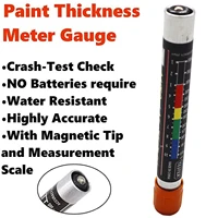 Car Paint Thickness Tester Pen Car Coating Thickness Gauge with Magnetic Tip Auto Paint Gauge Meter Car Coating Thickness Meter 1