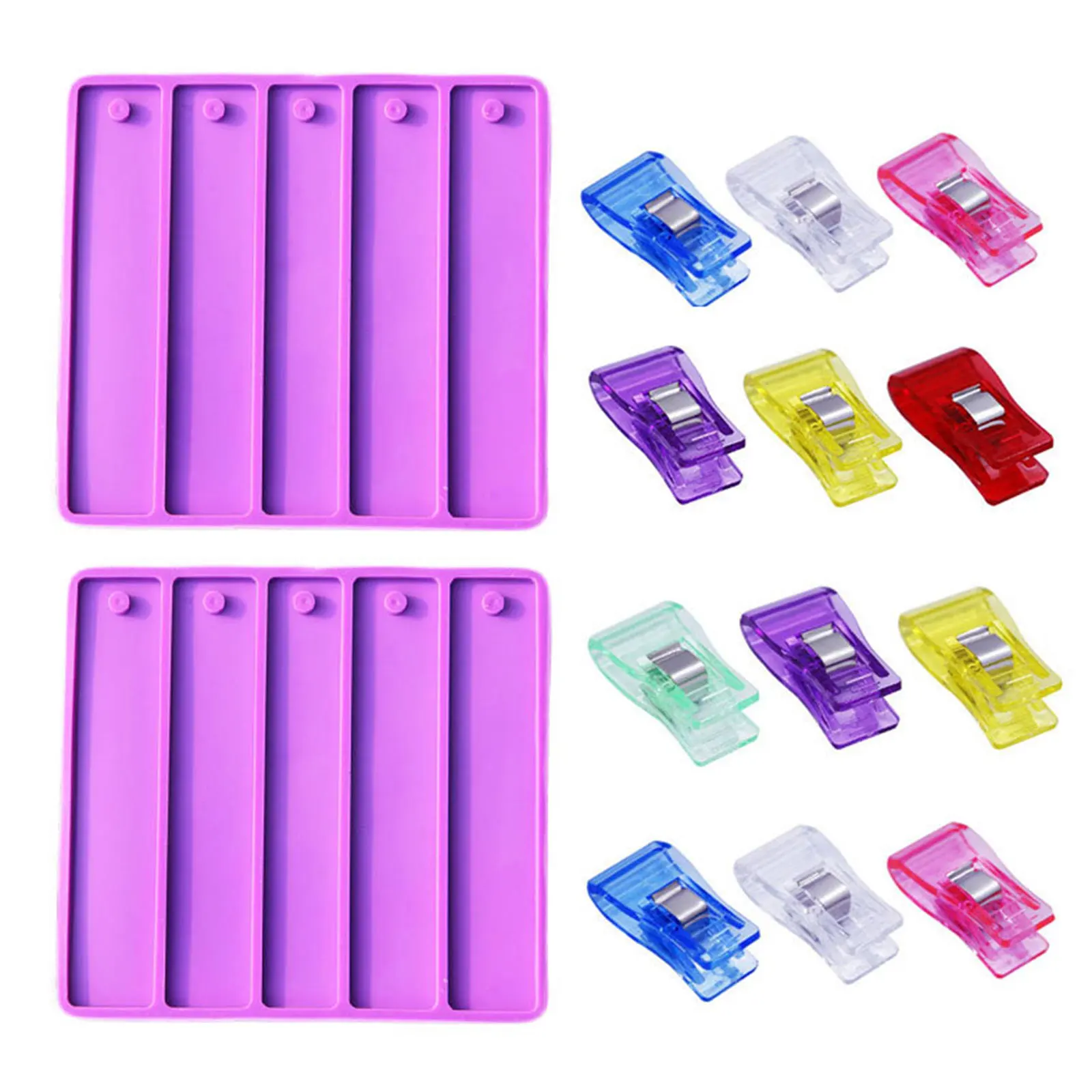 12pcs Credit Card Puller Silicone Molds Set 2molds+12bank Card Grabber