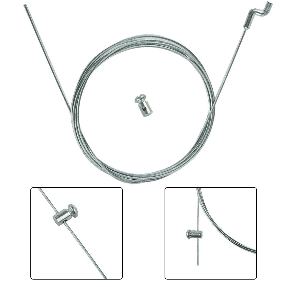 Kit Réparation Câble Accélérateur Universel - Mini Moto, Kart, Tondeuse - Longueur 2m, Embout Z Bend - Acier Haute Qualité