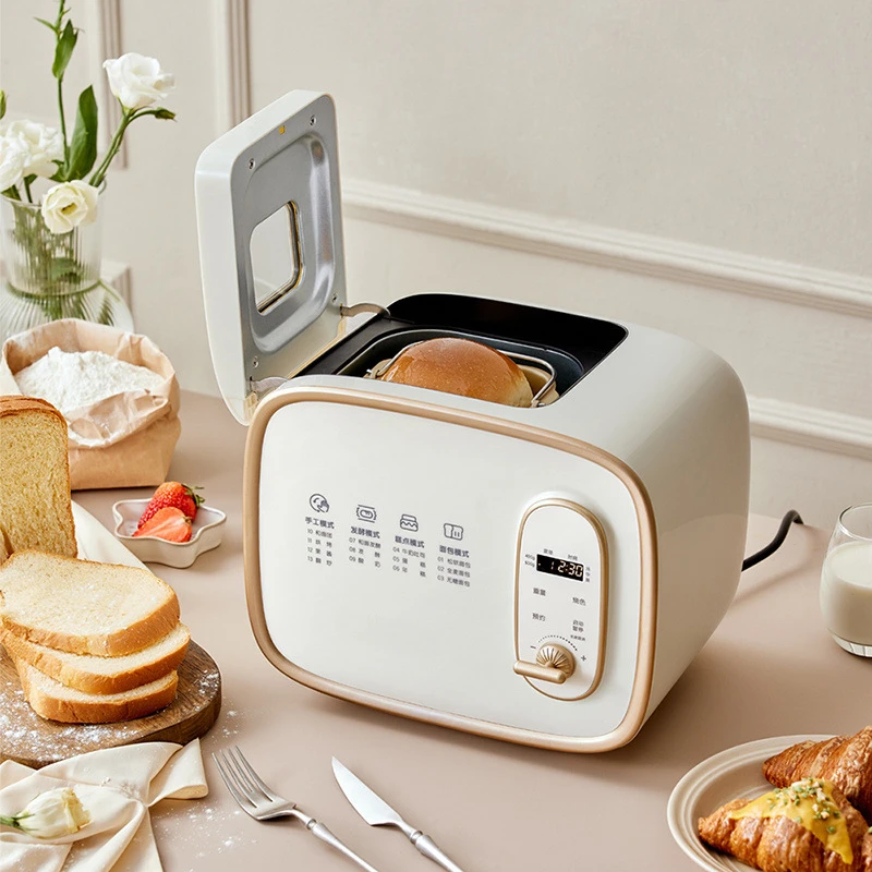 Multi functional toaster, breakfast machine, household toaster, spit out driver, intelligent reservation kneading machine