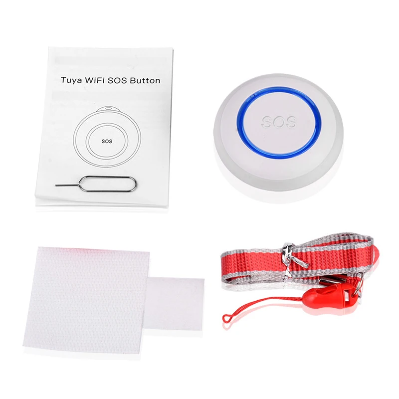 Old Man Emergency Alarm Button Wireless SOS Intelligent Pager Tuya APP for Smart Life Elderly Calling System Alert
