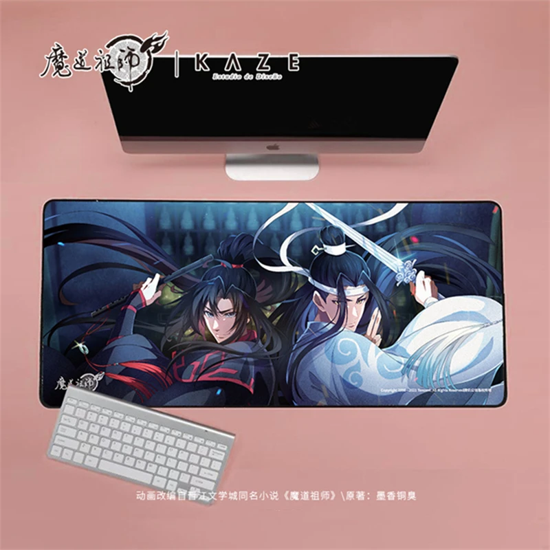 

The Untamed Grandmaster of Demonic Cultivation Mo Dao Zu Shi Wei Wuxian Lan Wangji Thickened Desk Pad Keyboard Pad Decor Gift