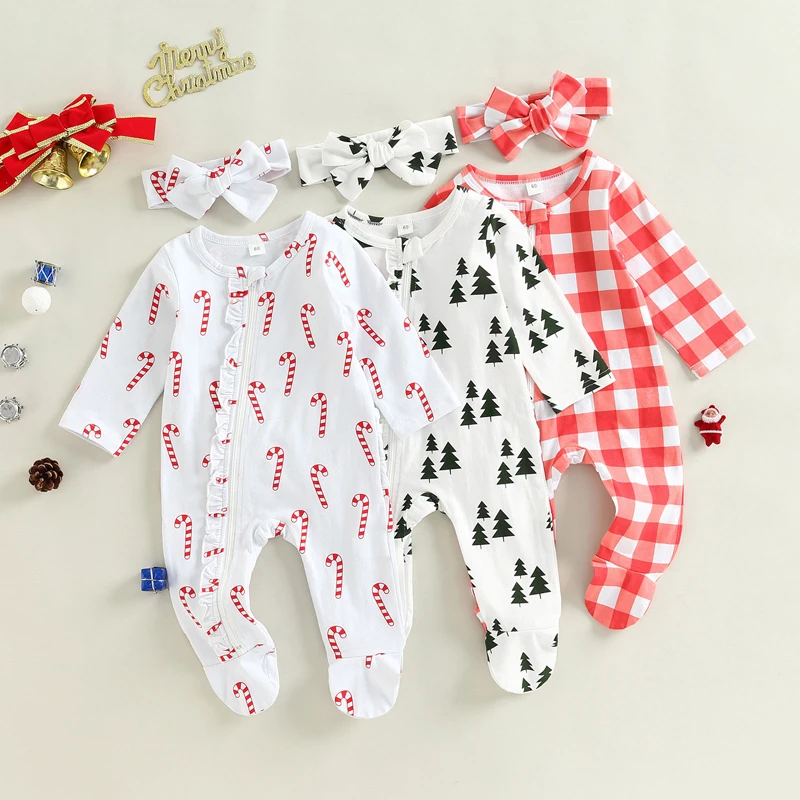 Newborn-Baby-Girls-Christmas-Valentines-Outfit-Clothes-Infant-Ruffle ...