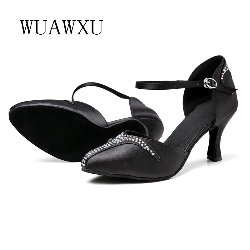 NATASHA Dance Shoes Soft soled Black Latin Dance Shoes Professional Latin Dance Shoes Modern Dance Shoes Women's Hot Selling Dan