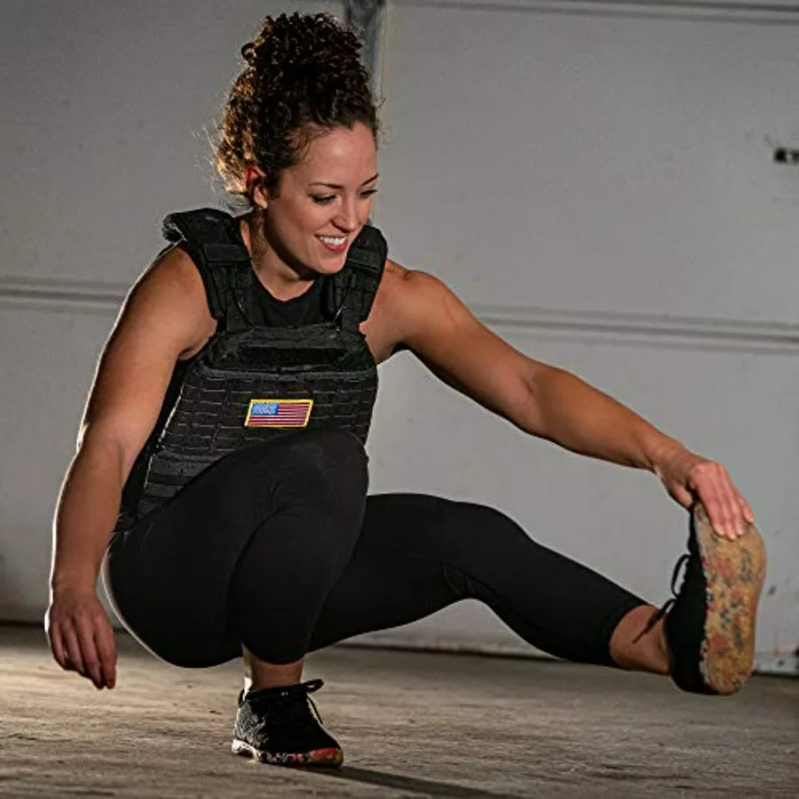 Weight Vest Plates - 5.75 LB Plates Sold in A Pair - 14LB Total Vest Weight - F&F Fitness - Compatible with Most Vests, Weight C