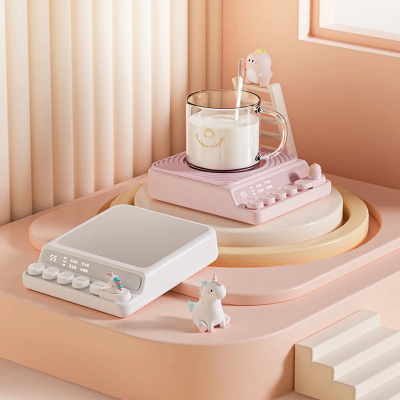 40W Cup Heater Coffee Mug Warmer Heating Pad Warming Coaster for Tea Water Milk 3 Temperature Adjustment Drink Food Heater220V 2