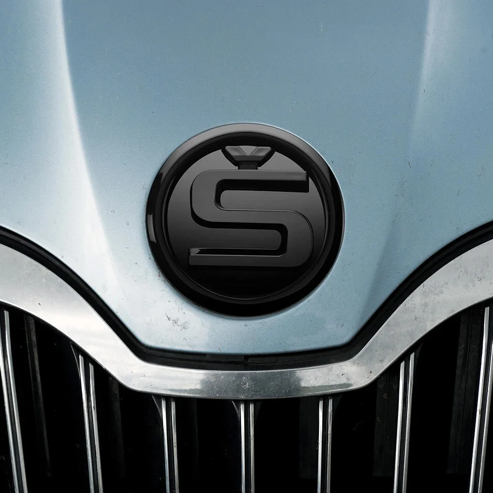 For Skoda Hood Sticker 110mm Skoda Badge Grille Hood Sticker Rear Badge For SKODA ENYAQ IV OCTAVIA FABIA Superb Skoda Sticker 3