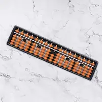 17 Digit Rods Wooden Abacus Educational Toys Chinese Japanese Calculator Counting Tool for Adults 2